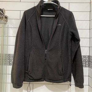 ✨ Columbia Gray zip-up Fleece Jacket